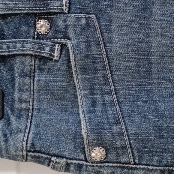 💙White House Black Market💙 - Blue Denim Stretch Mini Skirt - Picture 7 of 14